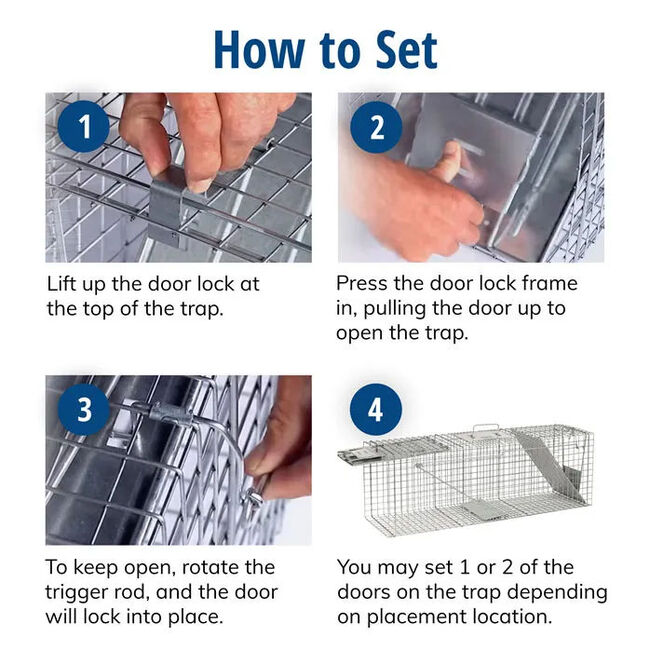 Havahart Large 2-Door Animal Trap image number null