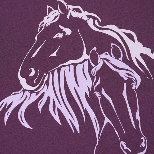 Kerrits Kids' Equine Embrace Tee - Velvet Plum image number null
