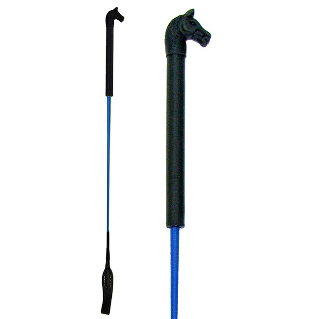 Intrepid International Horse Head Handle Riding Crop image number null