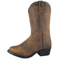 Smoky Mountain Boots Kids' Denver Western Boot - Oil Distressed Brown
