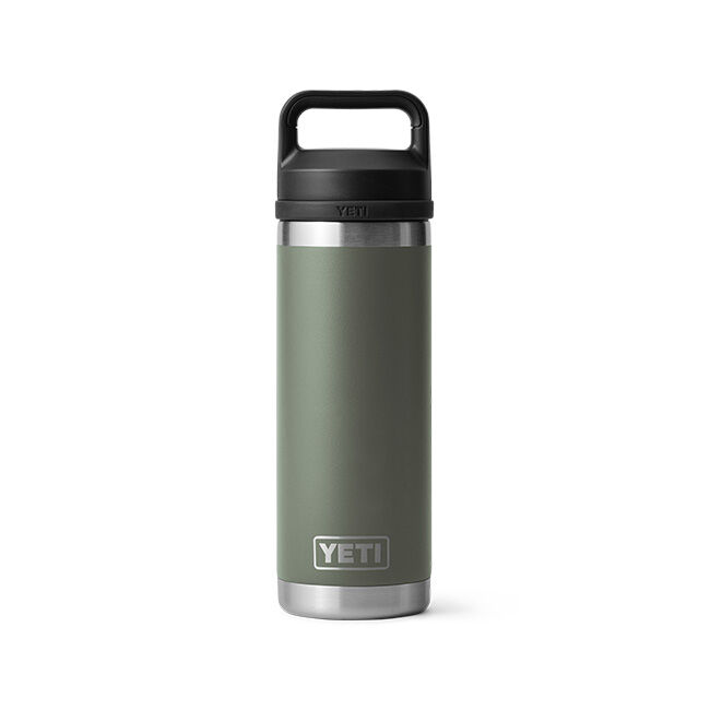 YETI Rambler 18 oz Bottle with Chug Cap - Camp Green image number null