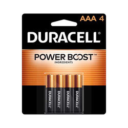 Duracell Coppertop AAA Alkaline Batteries - 4-Pack