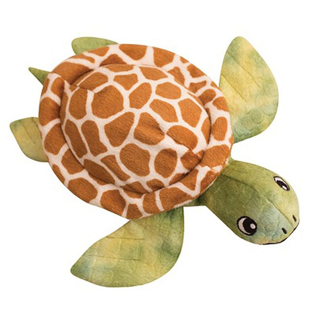 SnugArooz Plush Sea Creature Dog Toy -  Shelldon the Turtle 10" image number null