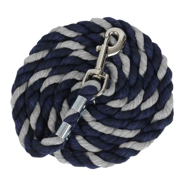 Perri's Bright Colored Cotton Lead - Navy & Grey image number null