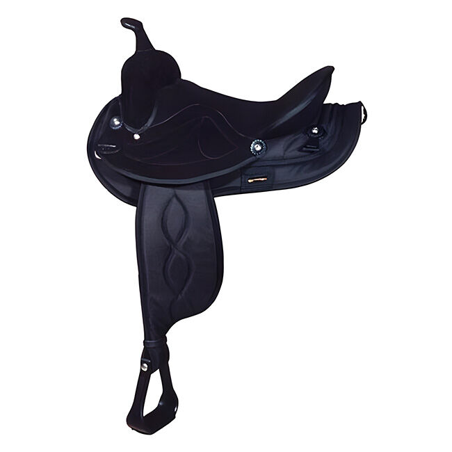 Big Horn Synthetic Saddle Black image number null
