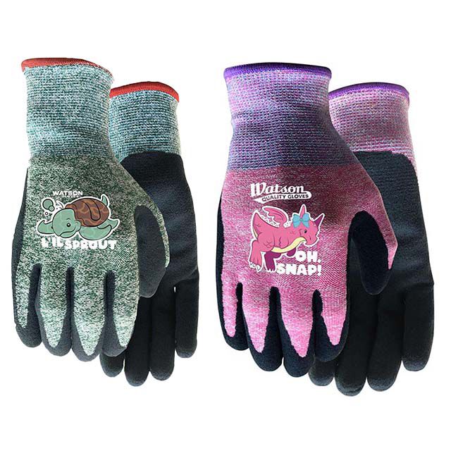 Watson Gloves Kids' L'il Sprout Gardening Gloves image number null