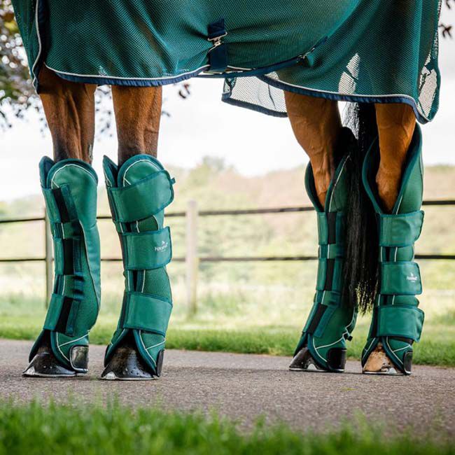 Horseware Signature Travel Boots - Hunter Green image number null