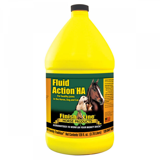 Finish Line Fluid Action HA Liquid - Joint Supplement for Horses, Dogs, and Cats image number null