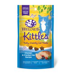 Wellness Kittles Cat Treat - Chicken & Cranberries