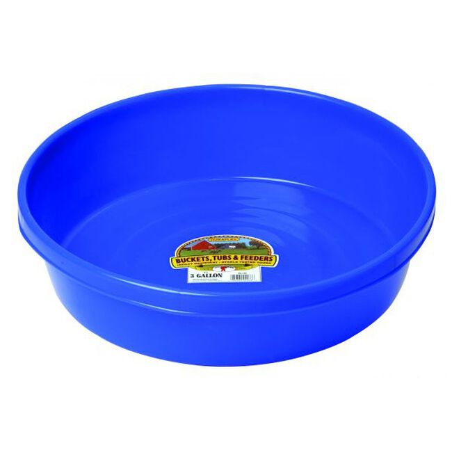 Little Giant 3 Gallon Plastic Utility Pan Blue image number null
