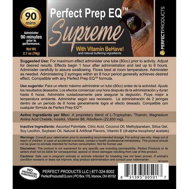 Perfect Prep EQ Supreme Calming Paste - 80 cc Syringe image number null