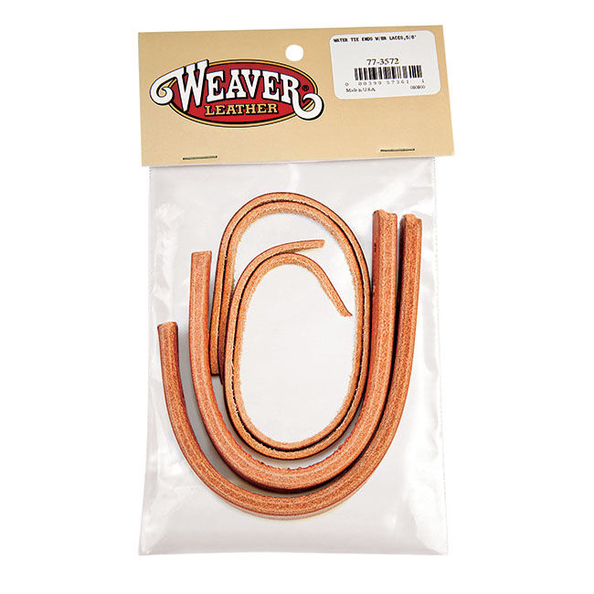 Weaver Leather Supply Water Tie Ends with Ties - Handcrafted in the USA - 2-Pack image number null