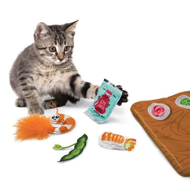 KONG Pull-A-Partz Sushi Cat Toy image number null