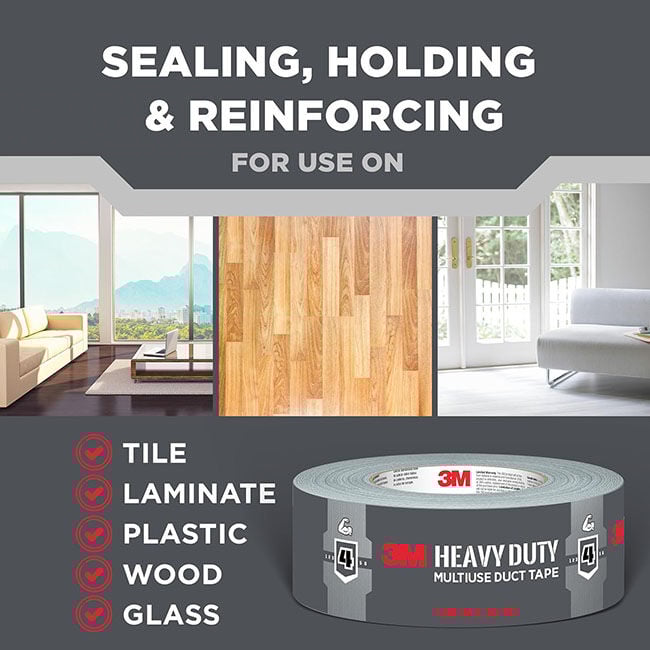 3M Heavy Duty Multi-Use Duct Tape - 1.88" x 45 Yards image number null