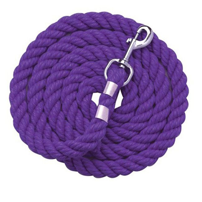 Perri's Solid Cotton Lead With Snap End - Purple image number null