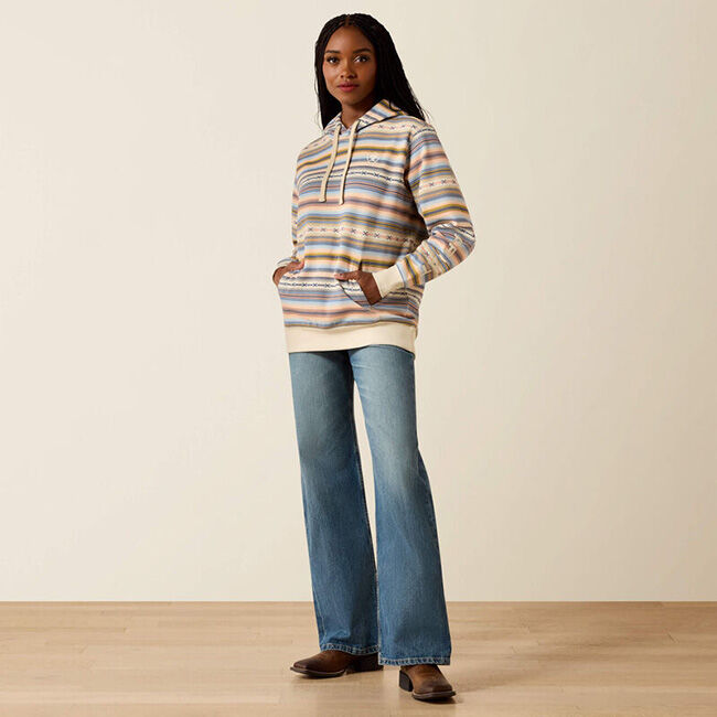 Ariat Women's Logo 2.0 Hoodie - Multicolor Serape image number null