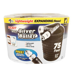 Pocket Hose Silver Bullet 3/4" x 75' Expandable Lightweight Garden Hose