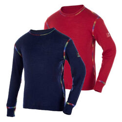 Janus Kids' Rainbow Wool Long Sleeve Shirt