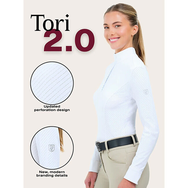 RJ Classics Women's Tori 2.0 Show Shirt - Retro Pups image number null