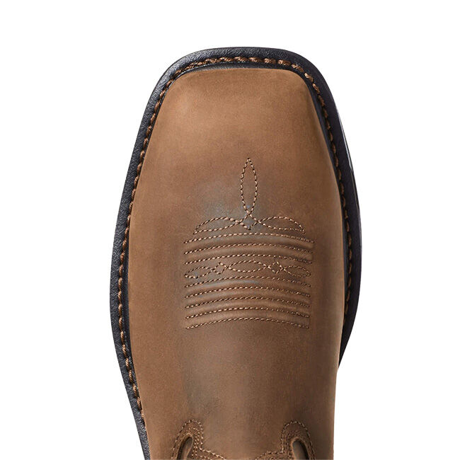 Ariat Men's WorkHog XT Patriot Waterproof Carbon Toe Work Boot - Distressed Brown image number null