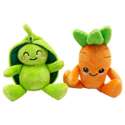 SnugArooz Carrot & Pea Cat Toys - 2-Pack