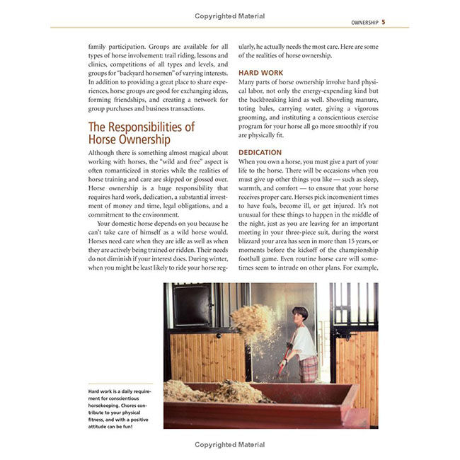 Horsekeeping on a Small Acreage: Designing and Managing Your Equine Facilities image number null