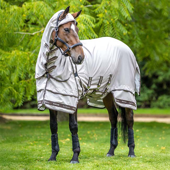 LeMieux Kudos Sweet Itch Blanket - Stone image number null