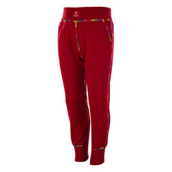 Janus Kids' Rainbow 100% Merino Wool Sweatpants - Red