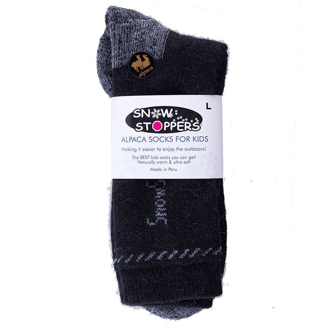 SnowStoppers Kids' Premium Alpaca Wool Socks image number null