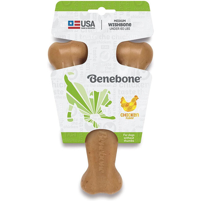 Benebone Wishbone Dog Chew - Chicken Flavor image number null