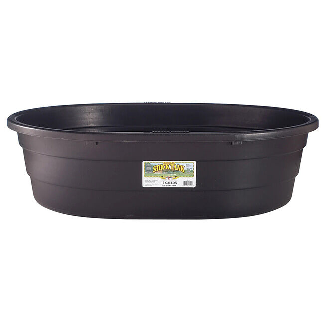 100 Gallon Poly Oval Stock Tank image number null