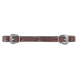 Weaver Equine Basin Cowboy All Leather Curb Strap