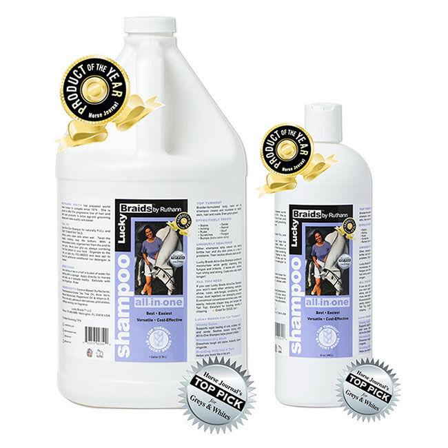 Lucky Braids All-in-One Shampoo & Conditioner for Horses & Dogs image number null
