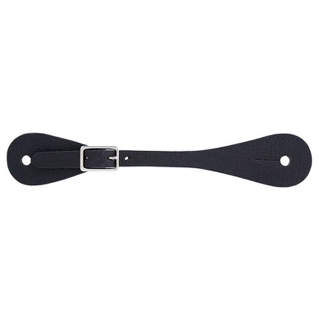 Lami-cell Men's Leather Western Spur Straps Black image number null