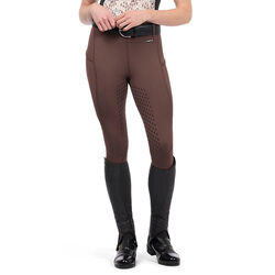 Kerrits Women's Coolcore Silicone Full Leg Riding Tech Tights - Mocha