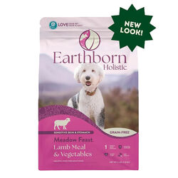 Earthborn Holistic Dog Food - Meadow Feast Recipe with Lamb Meal & Vegetables