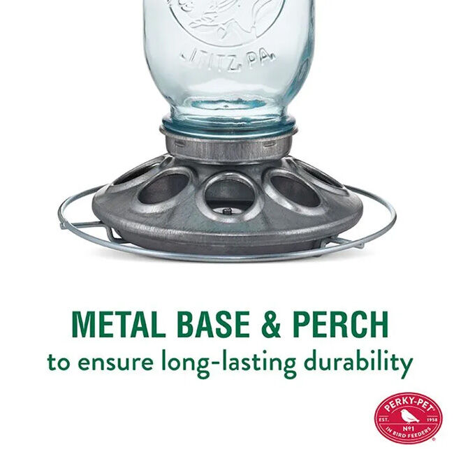 Perky-Pet Mason Jar Seed Bird Feeder image number null