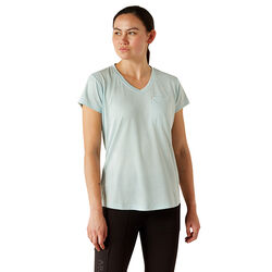 Ariat Women's Rebar Evolution Work Hard V-Neck T-Shirt - Aquatic