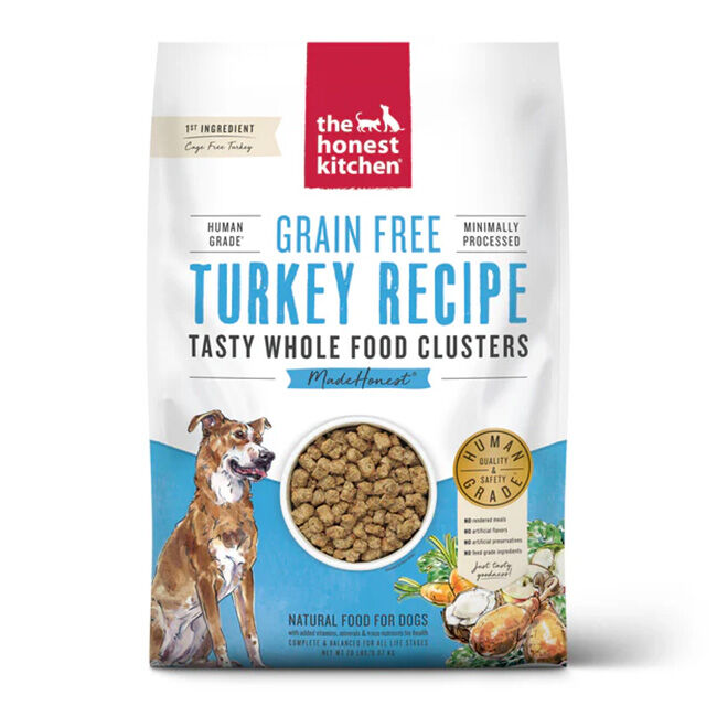 The Honest Kitchen Grain-Free Whole Food Clusters Dog Food - Turkey Recipe image number null