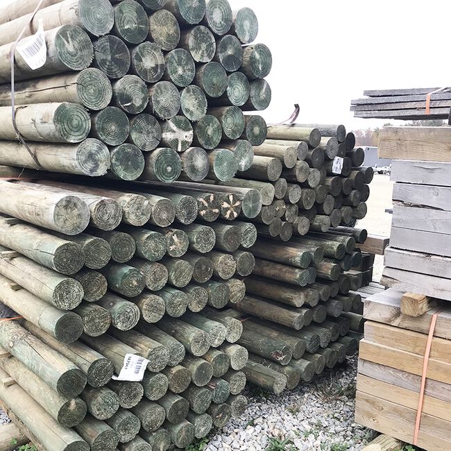 4-5" 12' Treated Post image number null
