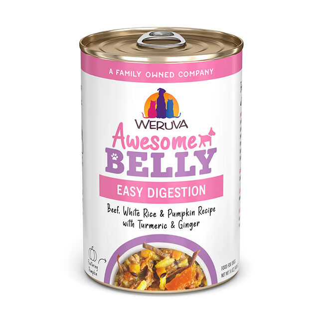 Weruva Awesome Belly Dog Food - Beef, White Rice & Pumpkin with Turmeric & Ginger - 14 oz image number null