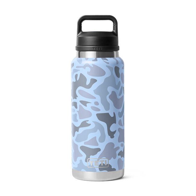 YETI Rambler 36 oz Bottle with Chug Cap - Blue Camo image number null