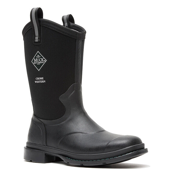 Muck Boot Company Women's Western Chore Boots - Black image number null