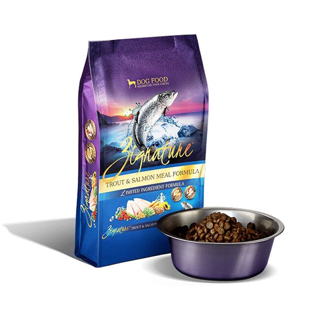 Zignature Trout and Salmon Dry Dog Food image number null
