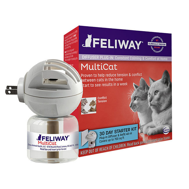 Feliway MultiCat Diffuser Kit - Includes Diffuser & 1 Refill image number null