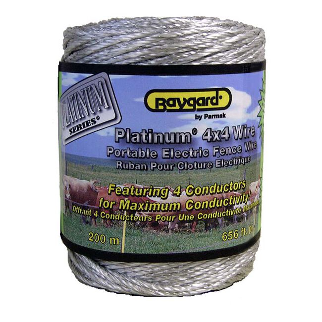 Baygard Platinum 4 x 4 Electric Fence Wire image number null