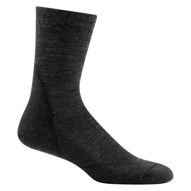 Darn Tough Men's Light Hiker Micro Crew Lightweight Hiking Sock - Black image number null