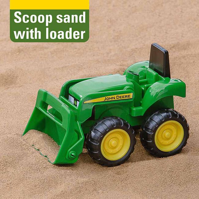 TOMY John Deere 6" Sandbox Toy Set with Toy Truck & Toy Tractor image number null