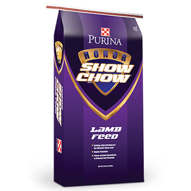 Purina Honor Show Chow Grand Lamb Mixer DX- High Performance Lamb Supplement Feeding Directions image number null