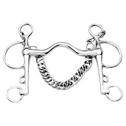 Korsteel Fixed Cheek Polo Pelham Bit